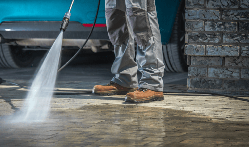 Driveway Pressure Washing